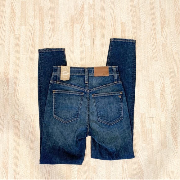 NWT Madewell Curvy High-Rise Skinny Jeans in Hayes Wash - Picture 7 of 9